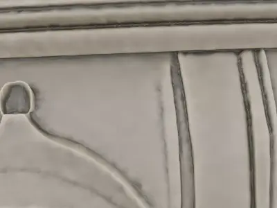 Fantasy Stone Dungeon Water Trough for 3D print 3D model