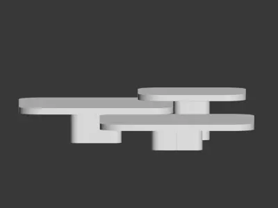 Bow Coffee Tables Classicon 3D model