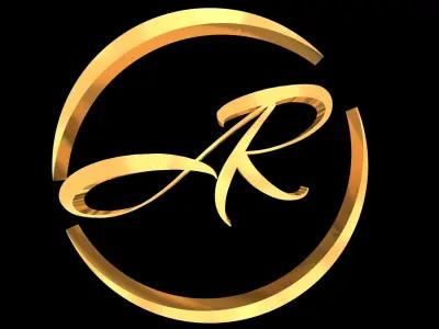 AR Logo 3D Design 3D model