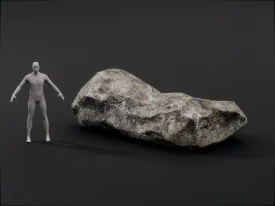 Boulders - Asset Pack Low-poly 3D model