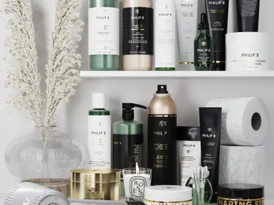 bathroom accessories Collection  3D Model Pack