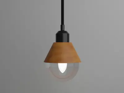 chandelier ligth Free low-poly 3D model