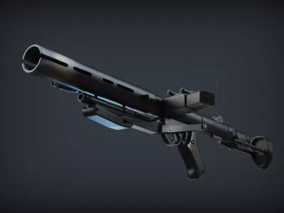 DEATH TROOPER BLASTECH E-11D RIFLE 3D print model