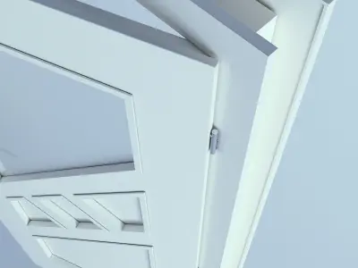 White Door 51 3D model