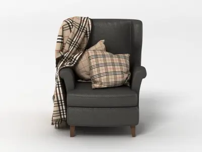 Armchair 002 3D model