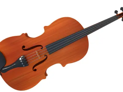 3D Violin model 3D model