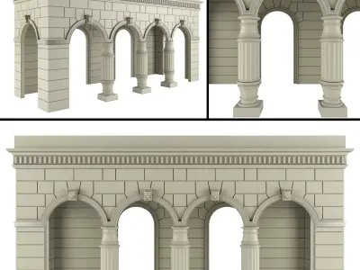 Classic Architecture Arch 3D model