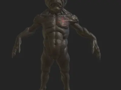 Yoda Starwars Fan Dark Side Low-poly 3D model