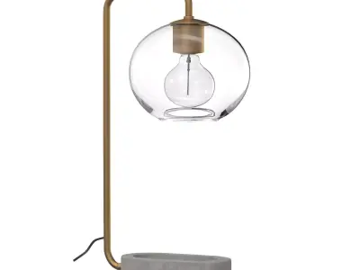 Margot Table Lamp L280201-AGB 3D model