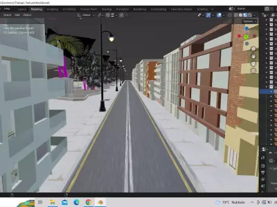 city of buildings 3D model purchase