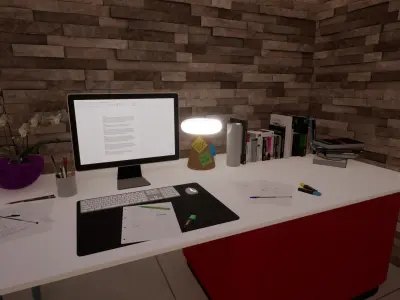Lamp Note Pad Free 3D print model
