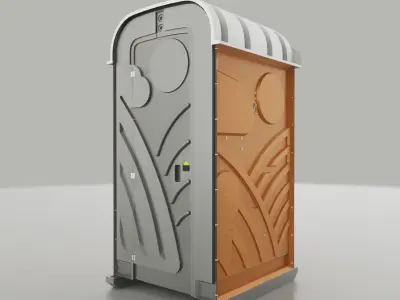 Chemical Toilet 3D model