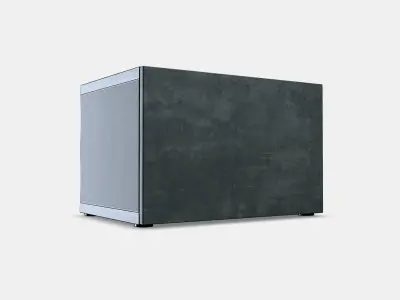 BESTA Shelf unit with door 9 Low-poly 3D model