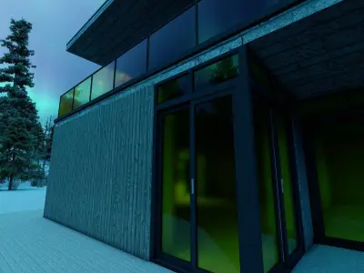 Casa Scene-villa-modern house 3D model