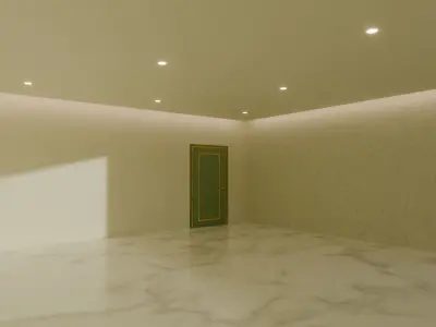 Room interior 3D model