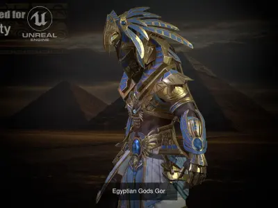 Egyptian Gods Collection 3D Model Pack