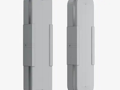 Melange Elongated Sconce Low-poly 3D model