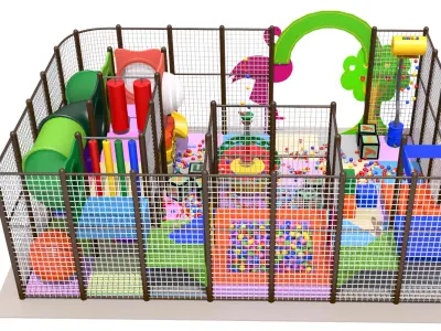 Indoor Playground 3D model