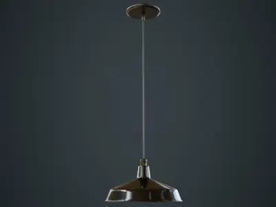 Hanging Lamp 2A Low-poly 3D model