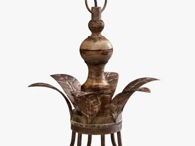 Pottery Barn madeline chandelier 3D model