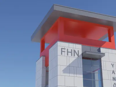 tower Low-poly 3D model