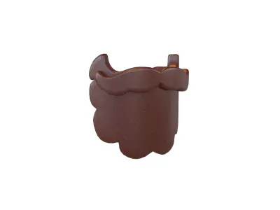 Beard v1 002 Low-poly 3D model