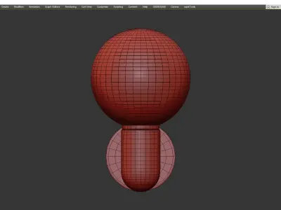 TWIG SCONCE Low-poly 3D model