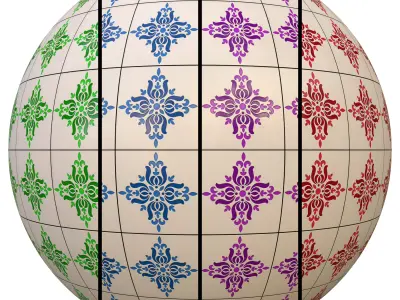 tile patterned 75-seamless-4k-pbr Texture