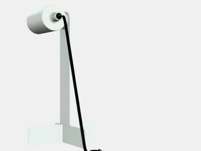 FLOTTILJ Desk lamp Low-poly 3D model