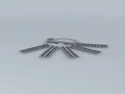 Eco Rail N/Gauge Yard Table Old Steam Days Free 3D model
