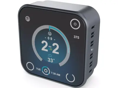 Smart Office Gadget Low-poly 3D model