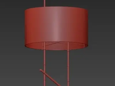 Malik Floor Lamp 3D model