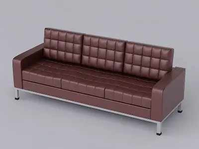 Sofa leather 3D model