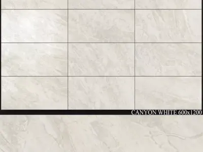 Kerranova Canyon White 600x1200 3D model