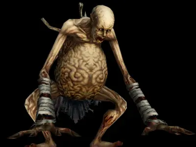 fantasy Scary monster collection for Halloween 3D Model Pack