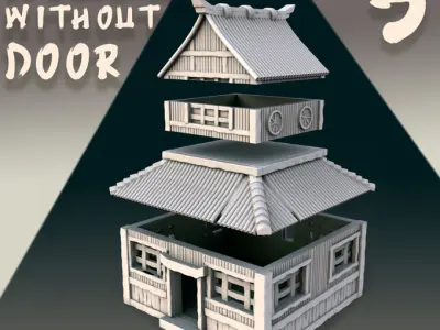 Japanese house  3D print model