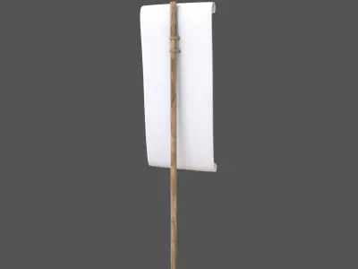 Fortune Telling Flag v1 001 Low-poly 3D model