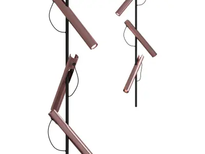 Chandelier 3d model collection 10 Pieces Low-poly 3D model