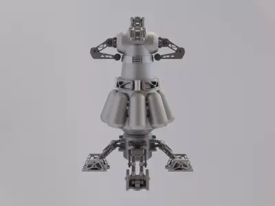 Scifi Plasmonic Reactor Concept 3D model