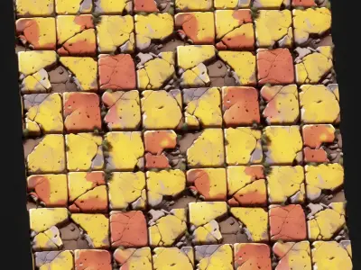 Stylized Floor Seamless Texture Texture 9
