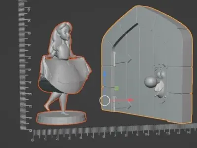 ALICE IN WONDERLAND FIGURES 3D print model
