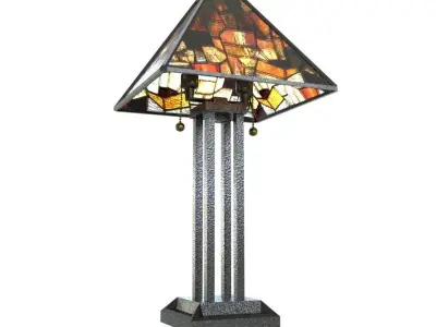 Tiffany Style Lamp Design 3D model