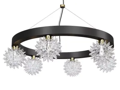 SFORZINDA CHANDELIER 6 LIGHTS Low-poly 3D model