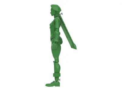 Cammy - Street Fighter - ARTICULATED ACTION FIGURE 150mm 3D print model