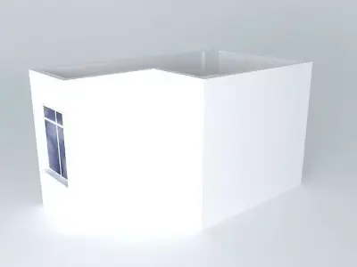 quelorkut building with window Free 3D model