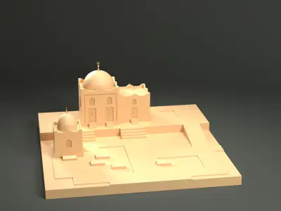 Al Nejashi Mosque 3D print model
