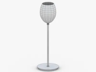 1397 - Table Lamp Low-poly 3D model