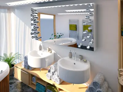 Bathroom 2 design 3D model