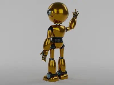 Robot 3D model 30