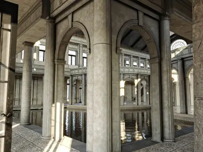 Building  With Interiors 3D model